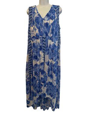 Simply Vera Wang Dress XL EUC Dramatic Hi-Low Midi Sleeveless